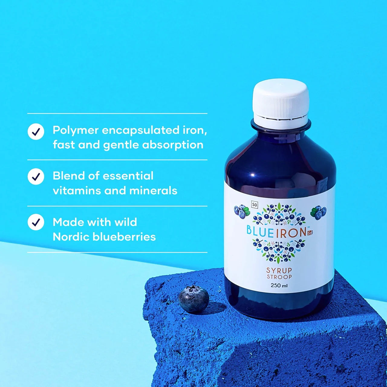 BLUEIRON™ Original | Gentle Liquid Iron Supplement | 250ml