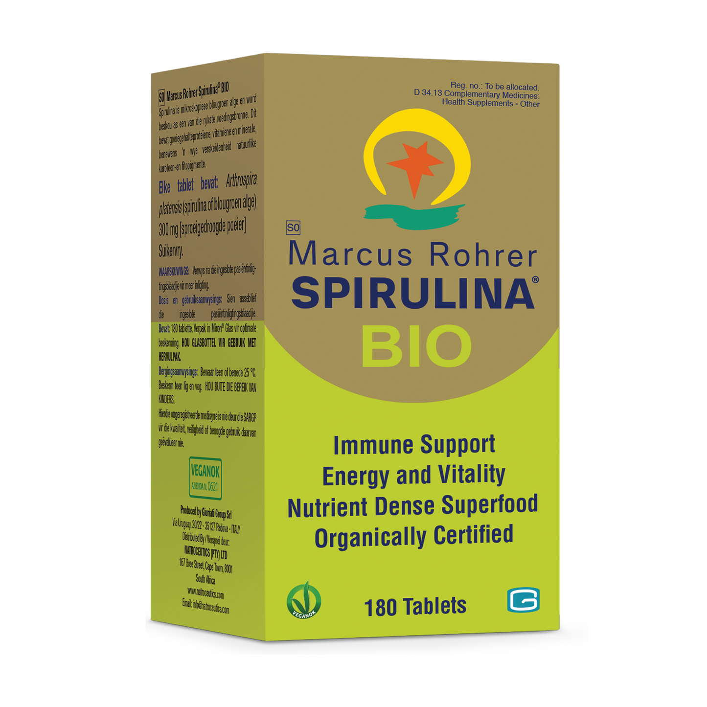 Marcus Rohrer Spirulina Bio Tablet