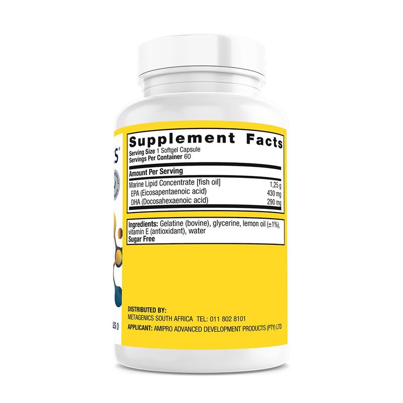 OmegaGenics Fish Oil EPA DHA 720mg (60 softgels)