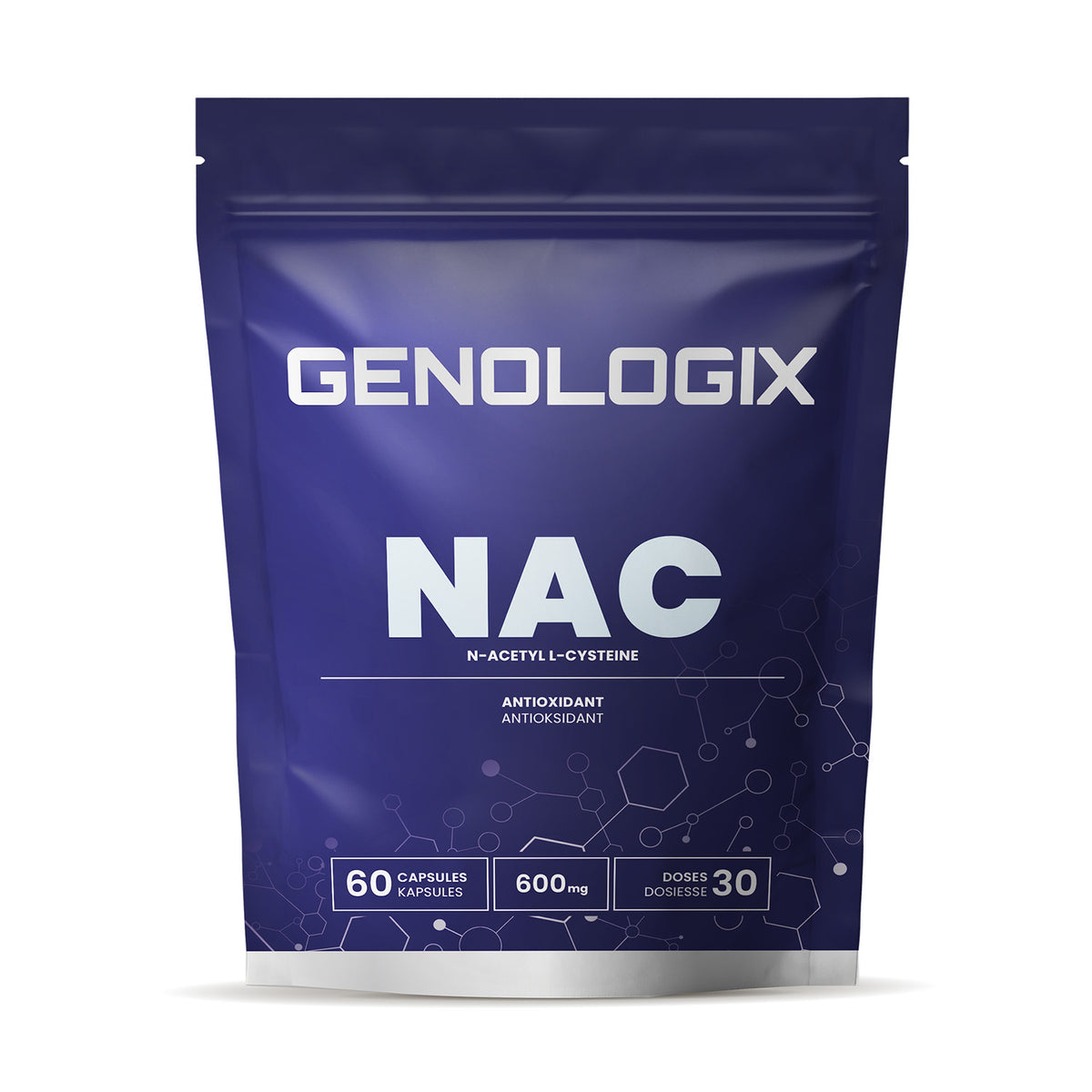 Genologix NAC | Antioxidant Booster | 60 Capsules