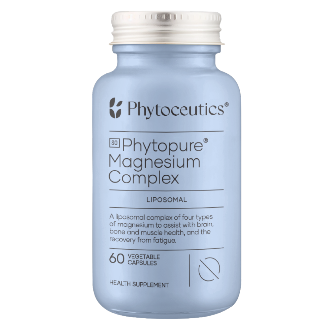 Phytoceutics Magnesium Complex: 60 capsules for optimal magnesium absorption and well-being.