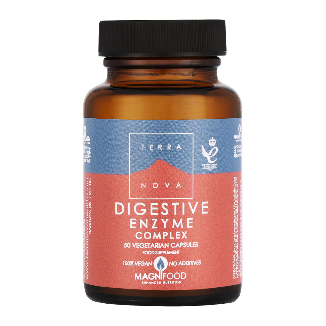 Terranova Digestive Enzyme Complex Capsules: Supports Healthy Digestion and Nutrient Absorption