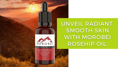 Unveil radiant, smooth skin with Morobei Rosehip Oil