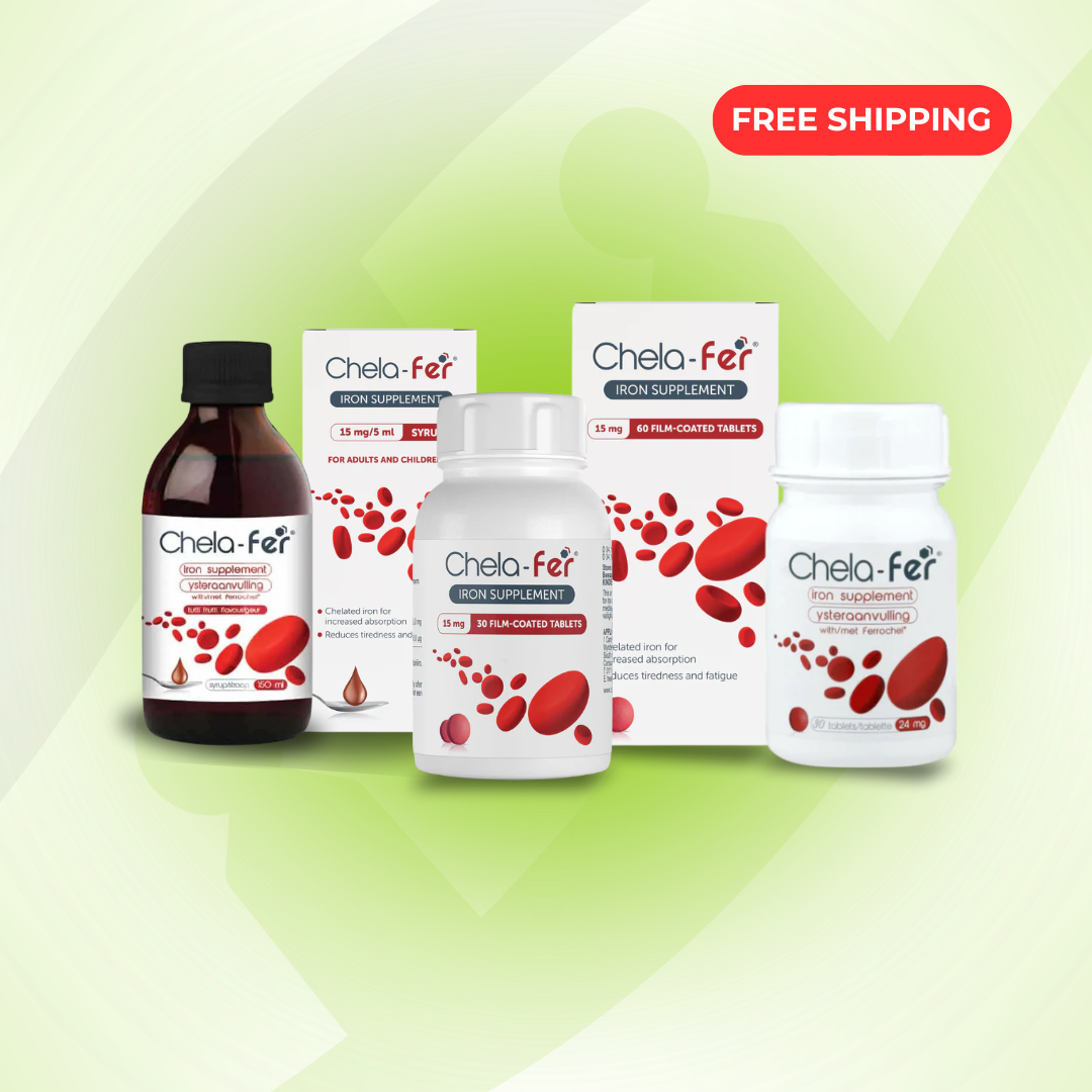 Buy 2 or more Chela-fer® products and receive FREE shipping!