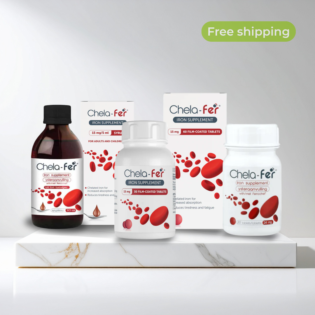 Buy 2 or more Chela-fer® products and receive FREE shipping