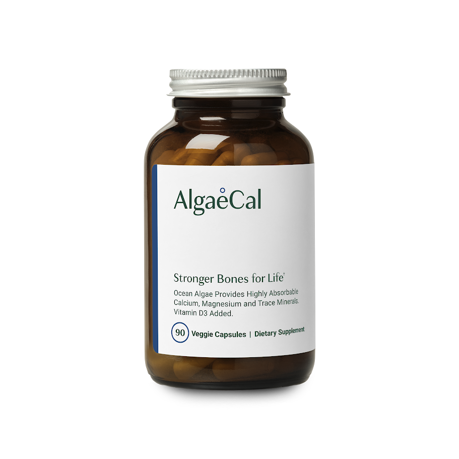 AlgaeCal Plant Calcium | Certified Organic Bone | 90 Capsules