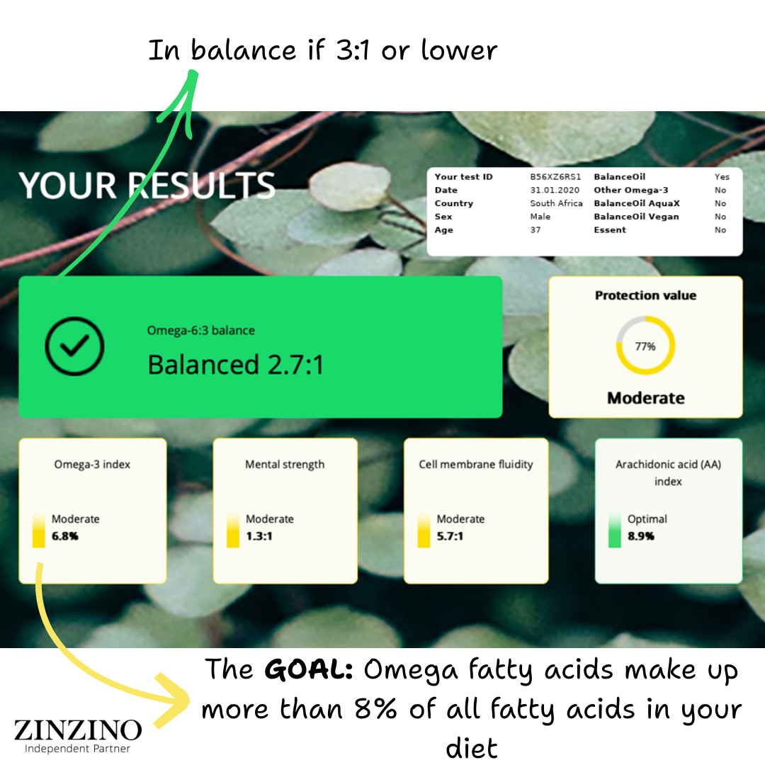 Zinzino Balance Test | The Gold Standard in Omega 6:3 Ratio | Test Kit