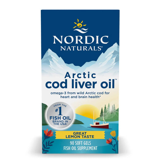 Arctic Cod Liver Oil Soft Gels Lemon Flavour