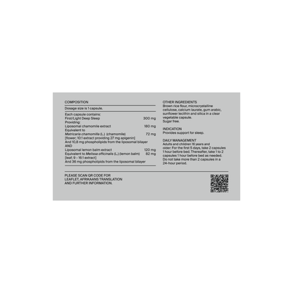 FIRST/LIGHT™ Deep Sleep | Sleep Rhythms Regulation | 30 Capsules