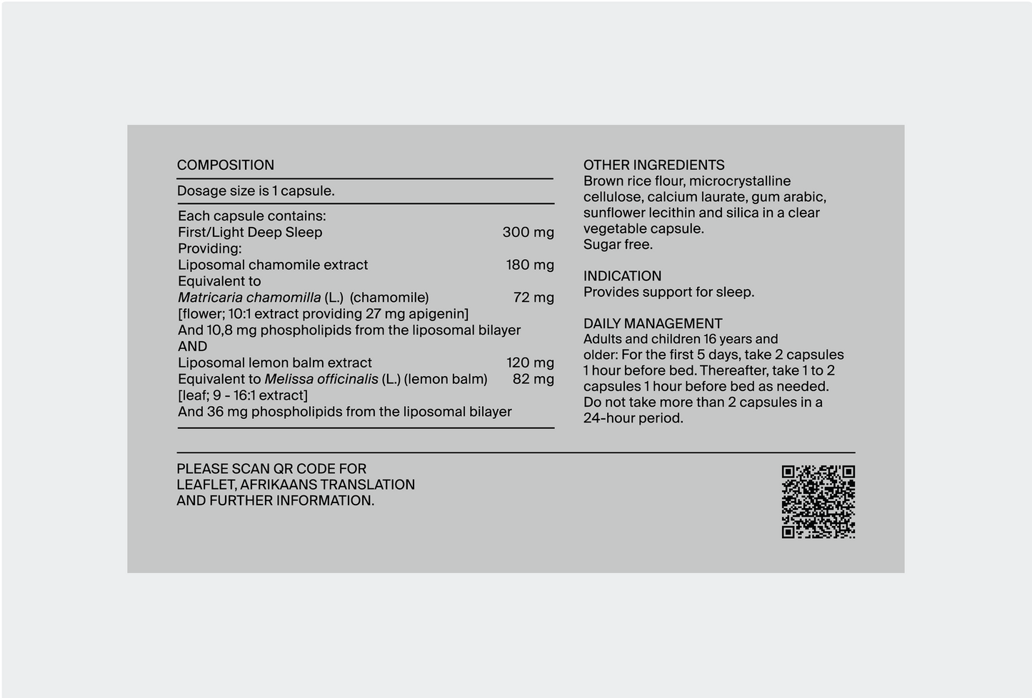 FIRST/LIGHT™ Deep Sleep | Sleep Rhythms Regulation | 30 Capsules