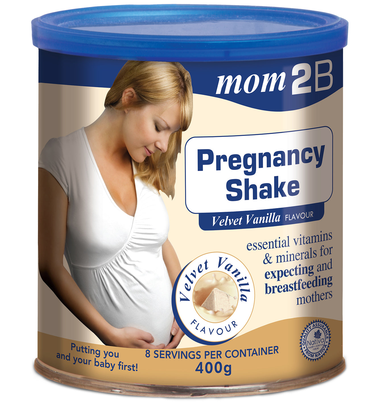 Mom2B® Pregnancy Shake Powder Vanilla