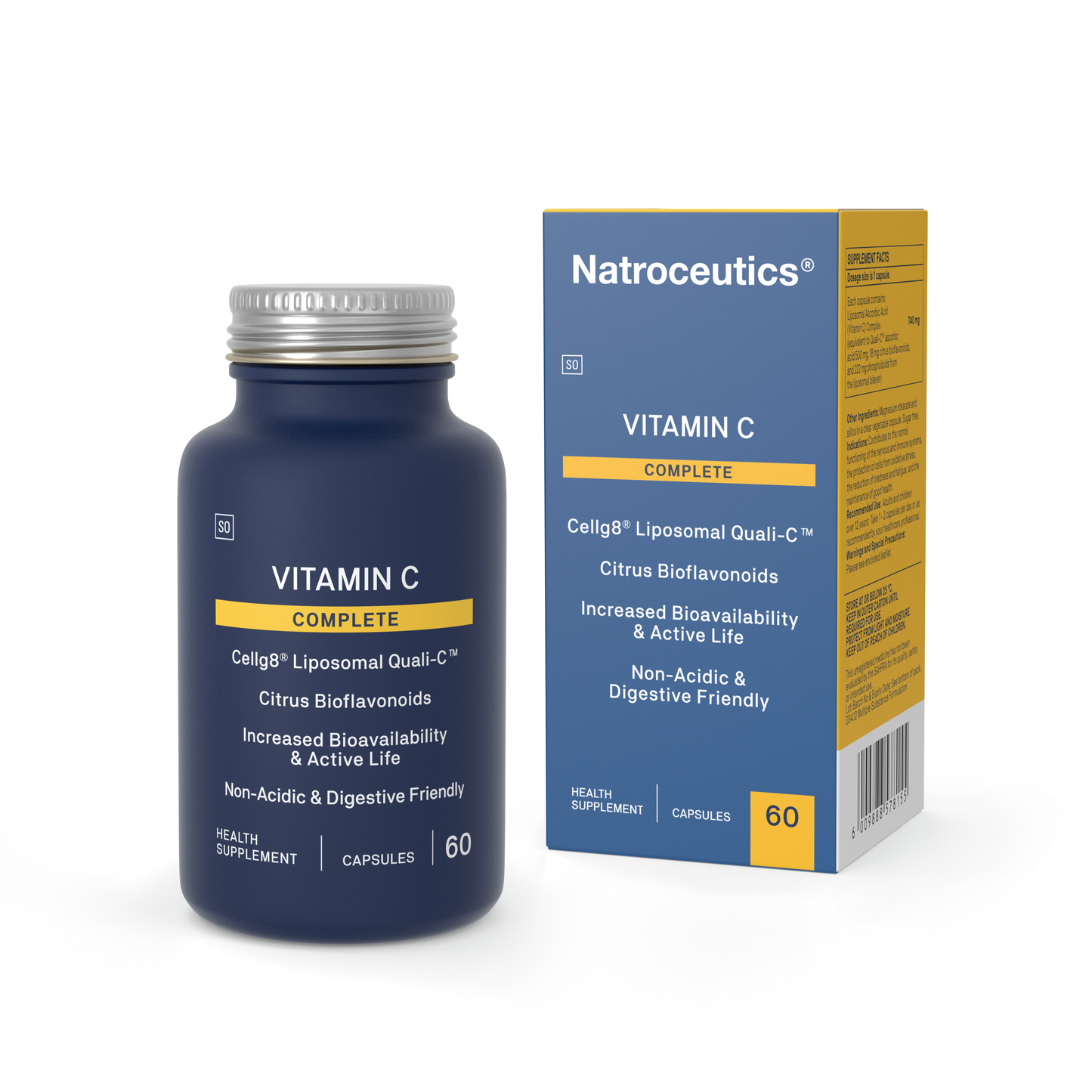 Natroceutics® Vitamin C Complete | Enhanced Absorption | 60 Capsules