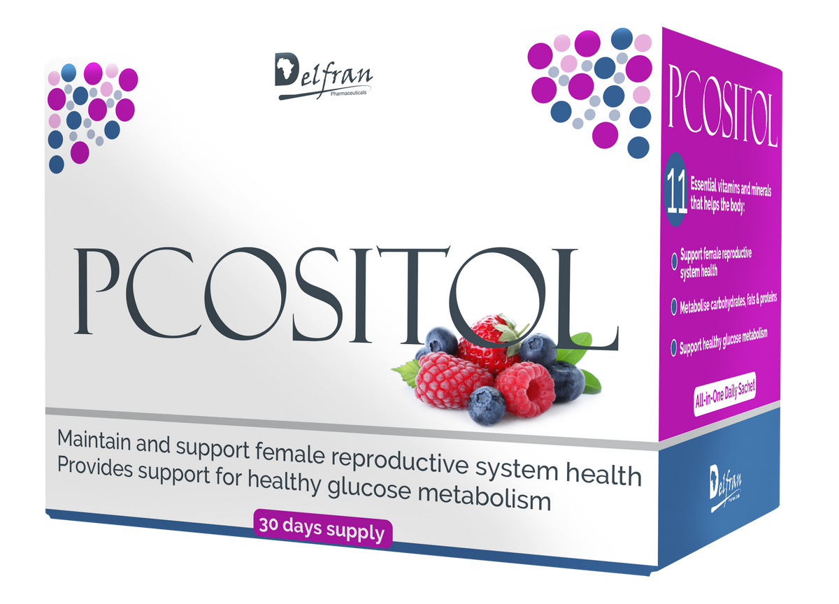 Delfran Pcositol | Nutritional Support for Polycystic Ovary Syndrome | 30 Sachets