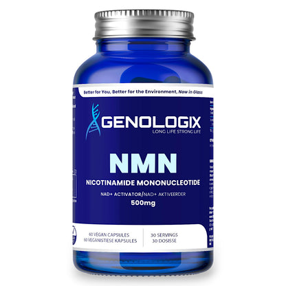 genologix-nmn-500mg-nicotinamide-mononucleotide-capsules-blue-bottle