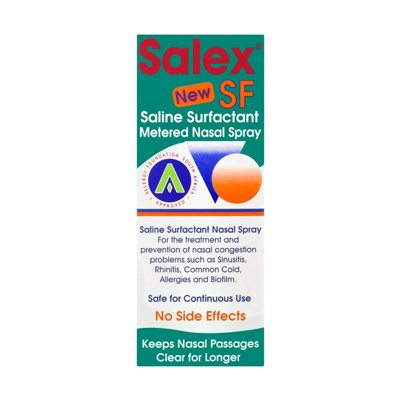 Salex SF Saline Surfactant Metered Nasal Spray