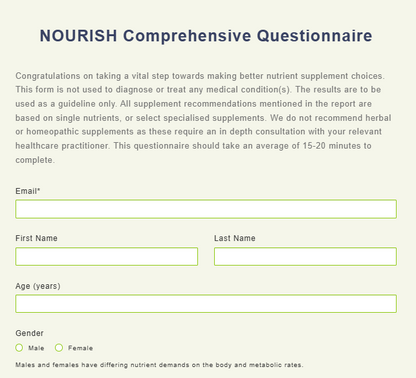 NOURISH Comprehensive