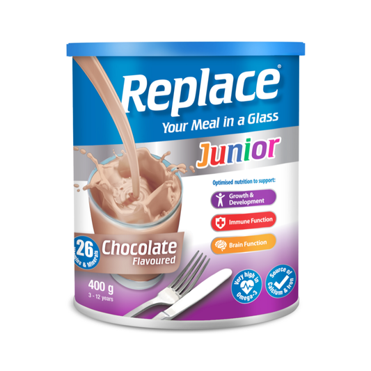 Replace® Junior Powder Chocolate 400g
