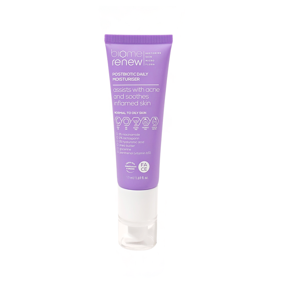Postbiotic Daily Moisturiser 50ml from BiomeRenew™ | VitaGene