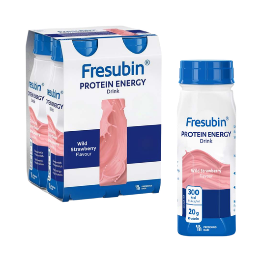 Fresenius Kabi Fresubin Protein Energy DRINK Strawberry | High-Protein | 200ml X 4