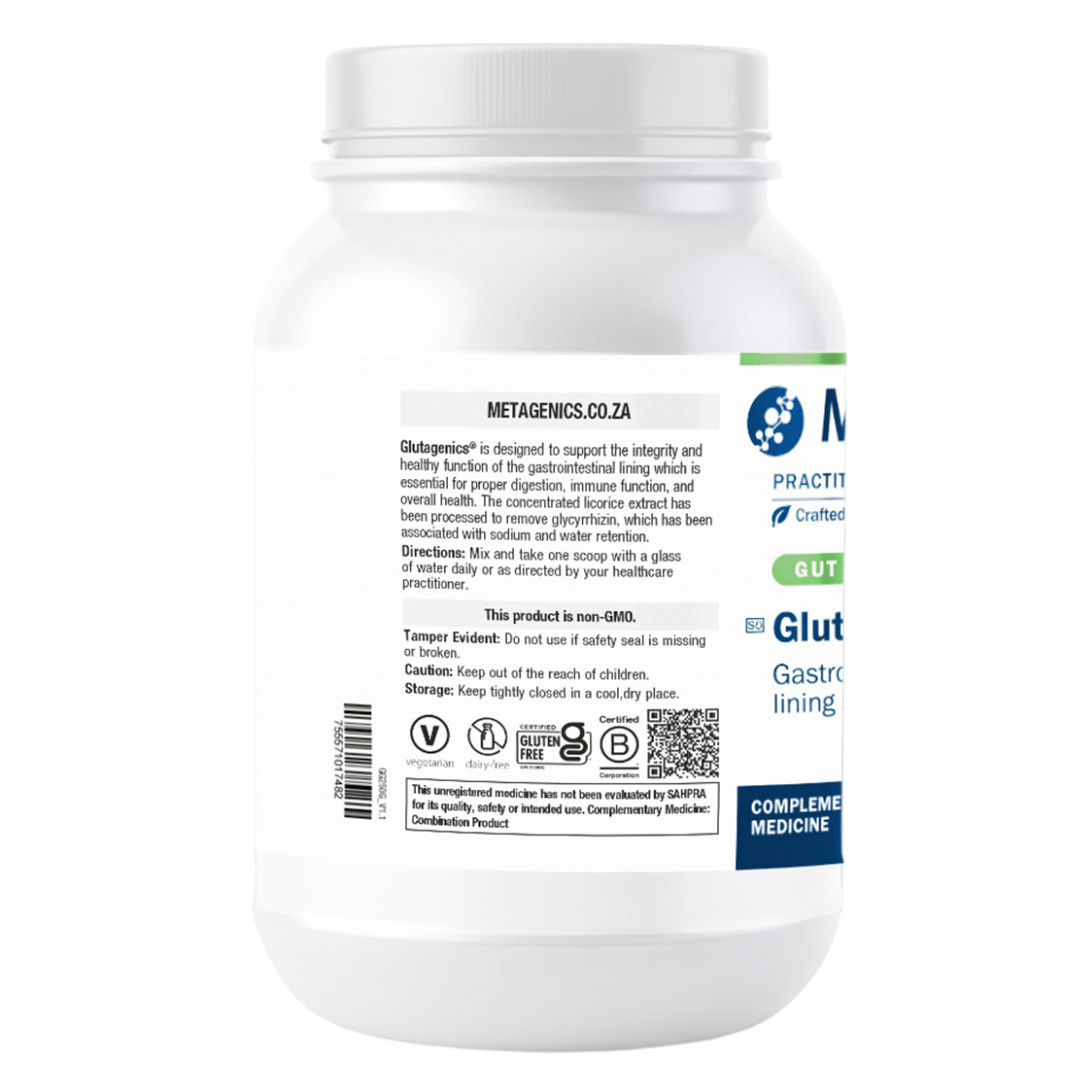glutagenics glutathione Metagenics 230g Powder Unichem Greenhithe Pharmacy please consult your healthcare professional before using this or any product Glutagenics, Gut Health, 9.33 oz