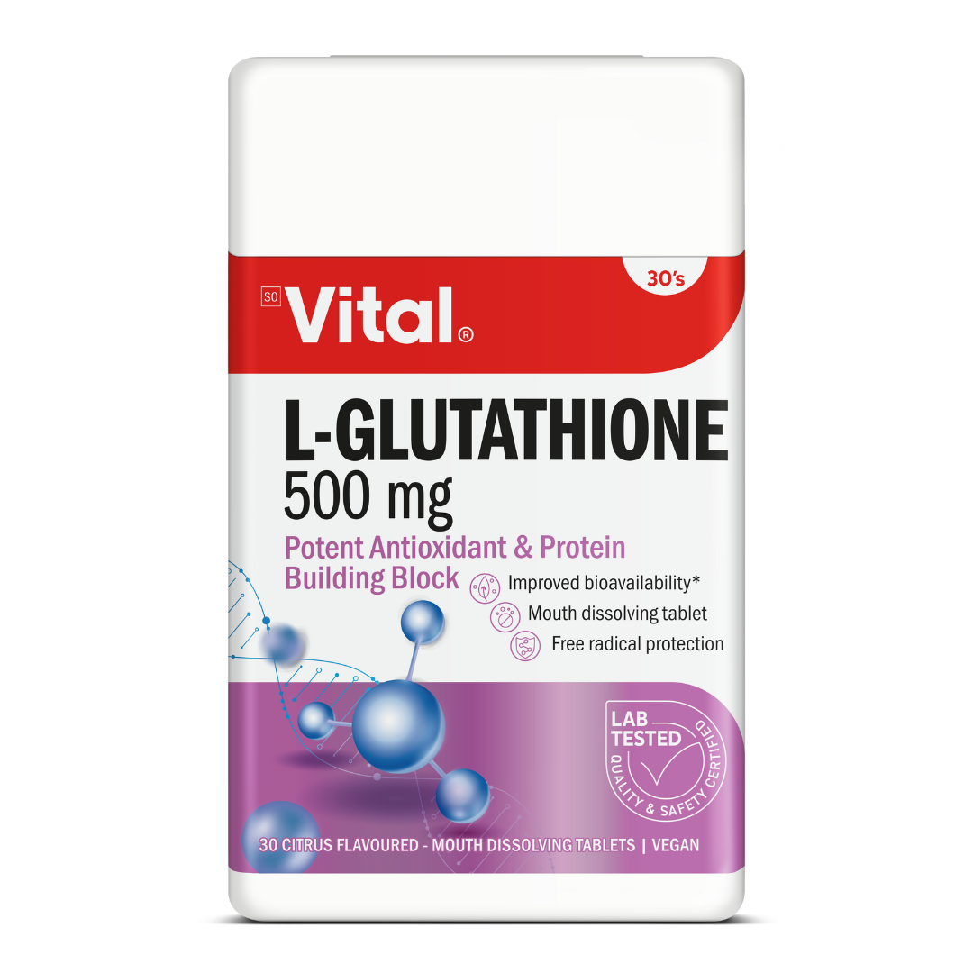 L-Glutathione 500 mg from Vital | VitaGene L-Glutathione 500 mg from Vital | VitaGene