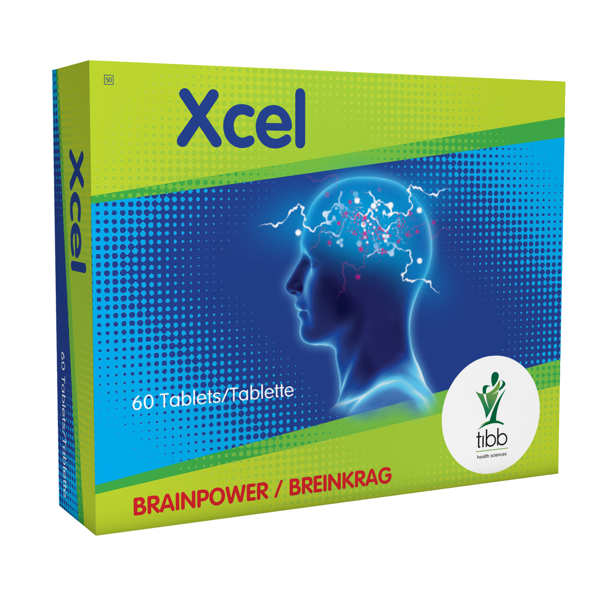 Tibb Xcel | Memory & Concentration | 60 Tablets from Tibb | VitaGene