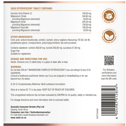 Magnesium Complex Effervescent