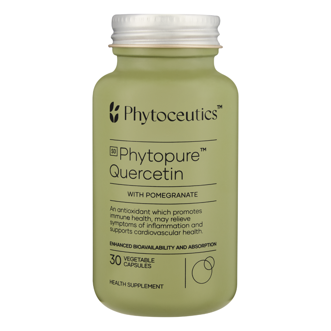 Phytoceutics Phytopure™ Quercetin with Pomegranate Capsules: Antioxidant & Anti-inflammatory Support