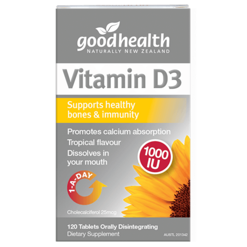 Vitamin D3 Chews (120 Tablets)