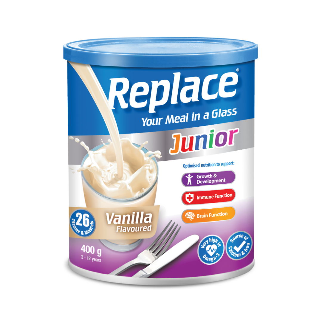 Replace® Junior Powder Vanilla 400g