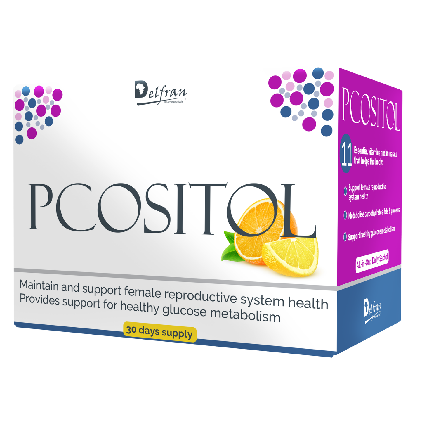 Pcositol Orange & Lime from Delfran | VitaGene