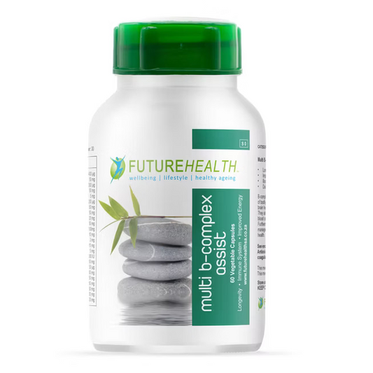 Future Health Multi - B Complex Assist | Cellular Longevity Support | 60 Capsules