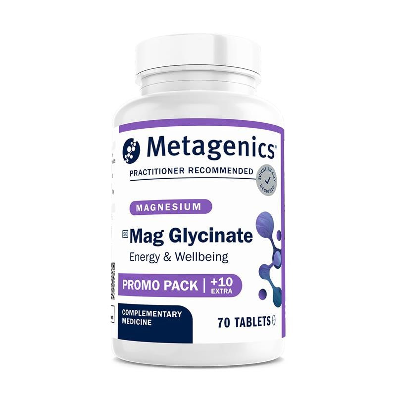 Mag Glycinate 70 Tablets - Magnesium Supplement for Muscle Relaxation