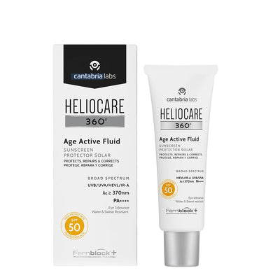 Heliocare 360° - Age Active Fluid SPF 50+ - Sunscreen - Vitagene