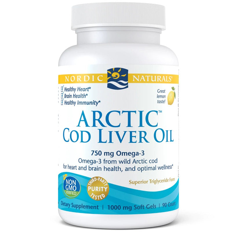 Arctic Cod Liver Oil Soft Gels Lemon Flavour