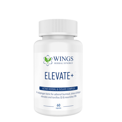 Elevate + 60 vegetable capsules by Wings Herbal Synergy