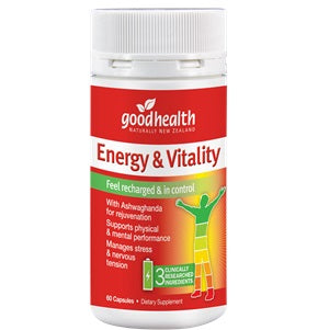 Energy & Vitality 30 capsules by Good Health