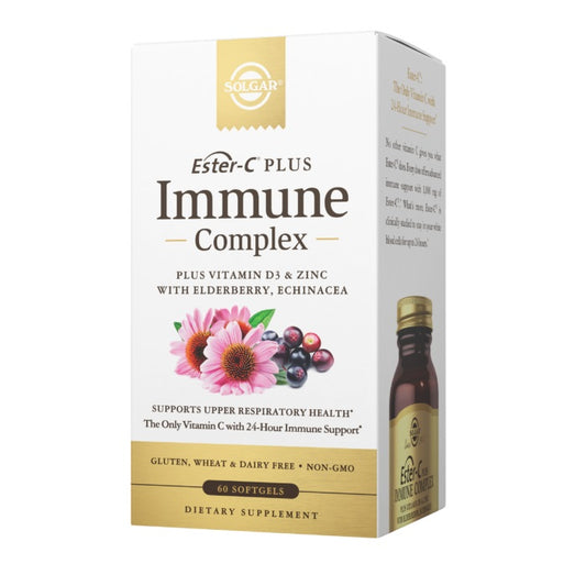 Ester C Plus Immune Complex 60 softgels by Solgar