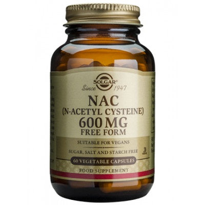 NAC 600MG 60 vegetable capsules by Solgar