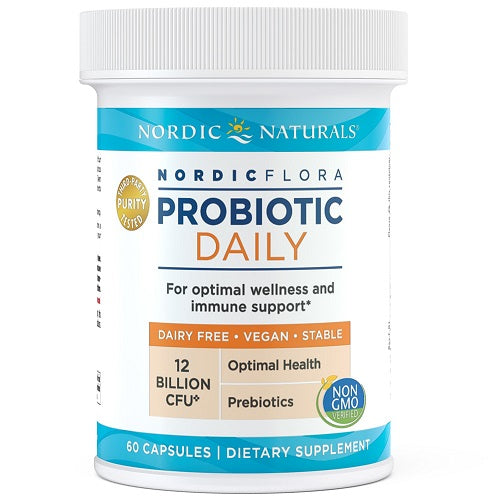 Nordic Flora Probiotic Daily 60 capsules by Nordic Naturals