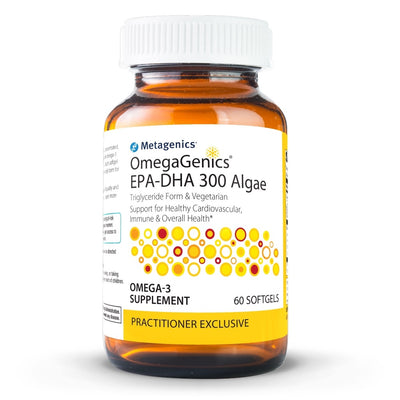 OmegaGenics EPA-DHA 300 Algae 60 softgels by Metagenics