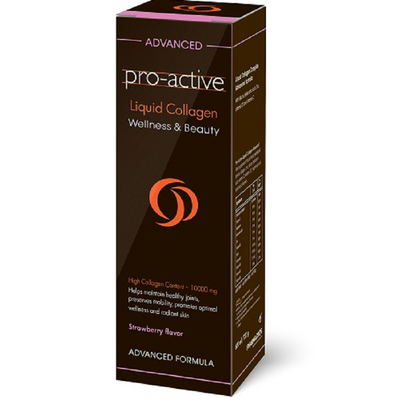 Pro-Active Liquid Collagen Bovine (strawberry) 600ml strawberry flavour by ProActive