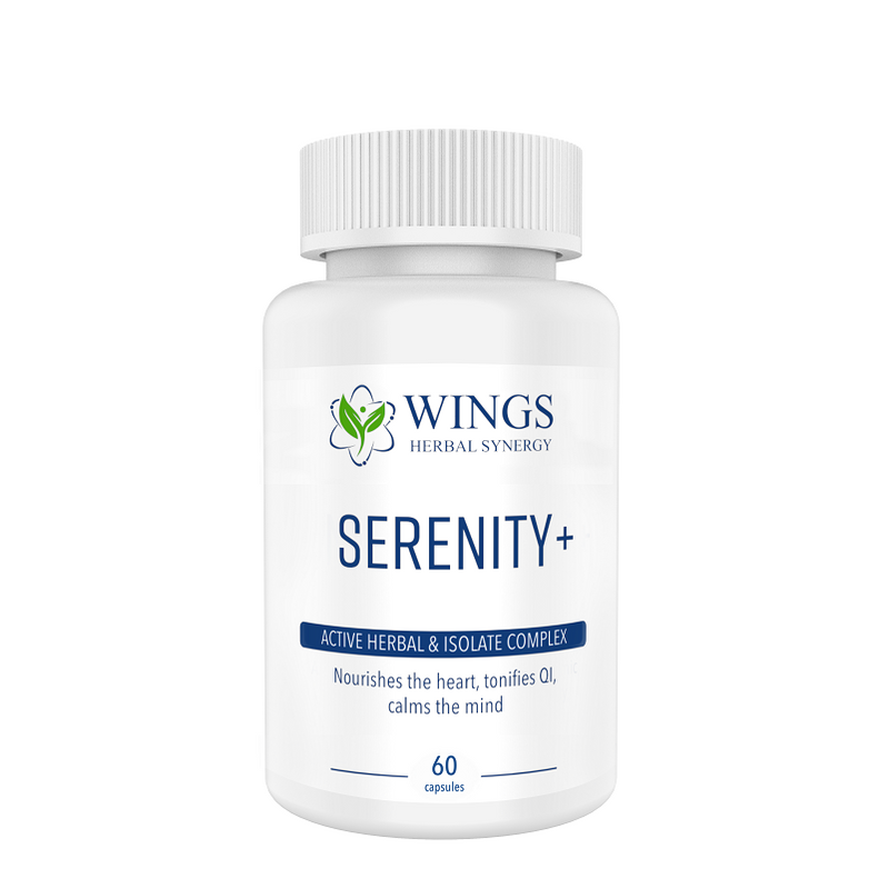 Serenity + 60 vegetable capsules by Wings Herbal Synergy