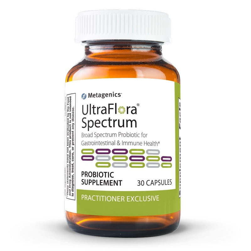 UltraFlora Spectrum 30 capsules by Metagenics-probiotic supplement