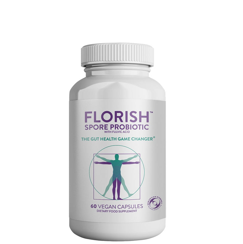 Florish Spore Probiotic 60 capsules by Sebastian Siebert Supplements