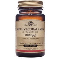 Methylcobalamin (Vitamin B12) 1000 mcg 30 tablets by Solgar