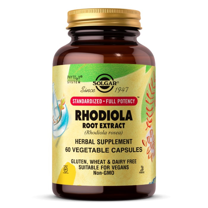 Rhodiola Root Extract 60 vegetable capsules by Solgar