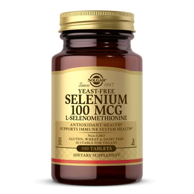 Selenium 100mcg 100 tablets by Solgar